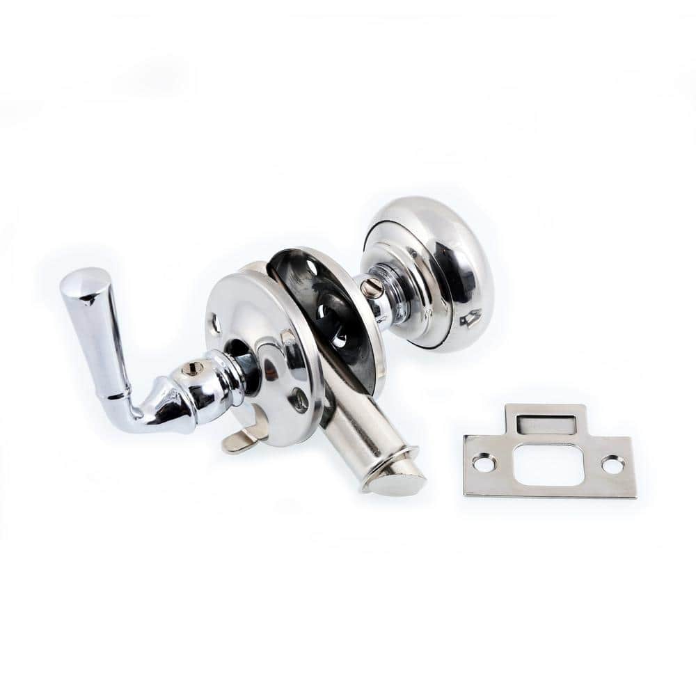 idh by St. Simons Polished Chrome Storm Screen Door Latch with