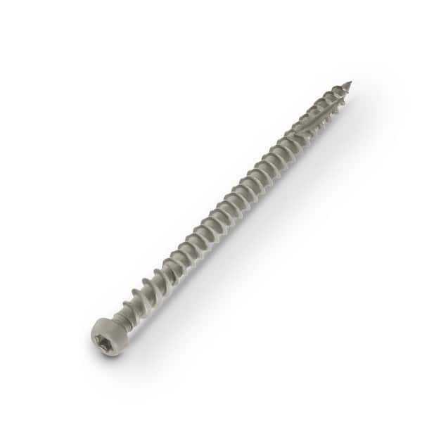 NewTechWood 10 x 2 3/4 in. Roman Antique Star Drive Flat Undercut Epoxy Color Match Deck Screws(100-Pieces)