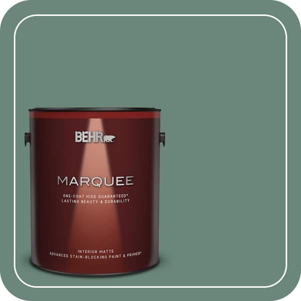 BEHR MARQUEE 1 gal. #S420-5 Sycamore Grove Matte Interior Paint & Primer