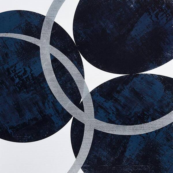 Unframed Silver Foil Abstract 2-Piece Canvas Wall Art Print Set 24
