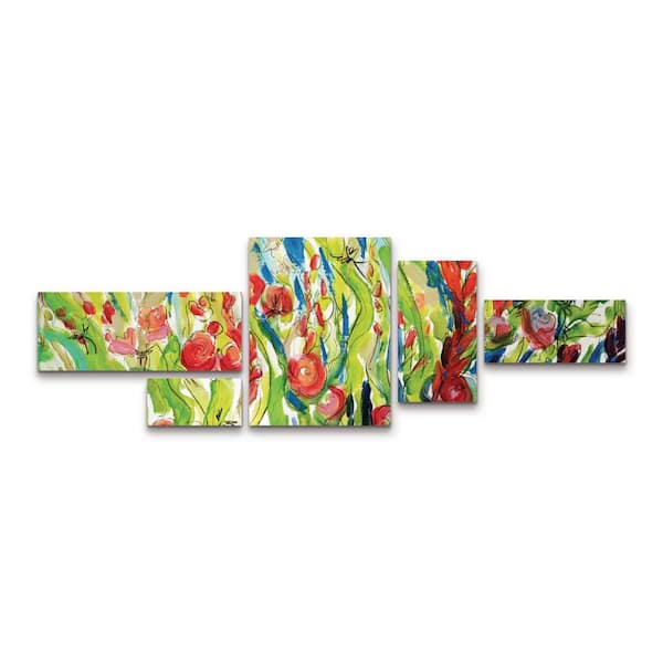 Dorothy Fagan My place in the sun 5-Piece Panel Set Unframed Photography Wall Art 24 in. x 72 in.