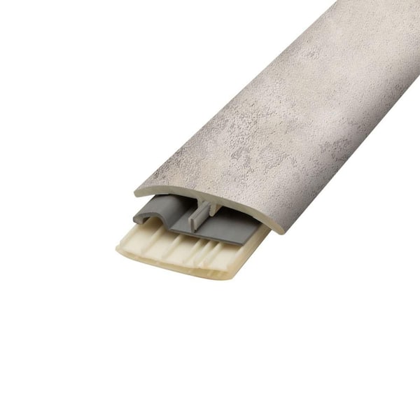 Mountains Grey 0.31 in. T x 2 in. W x 78.7 in. L Vinyl 4 in 1 Molding