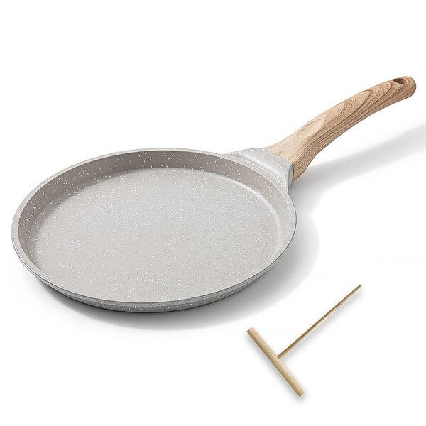 8 in Crepe Pan, Nonstick Pan for Crepes Omelette, Dosa Tawa Tortilla Pan, Griddle Pancake Pan, Induction Compatible