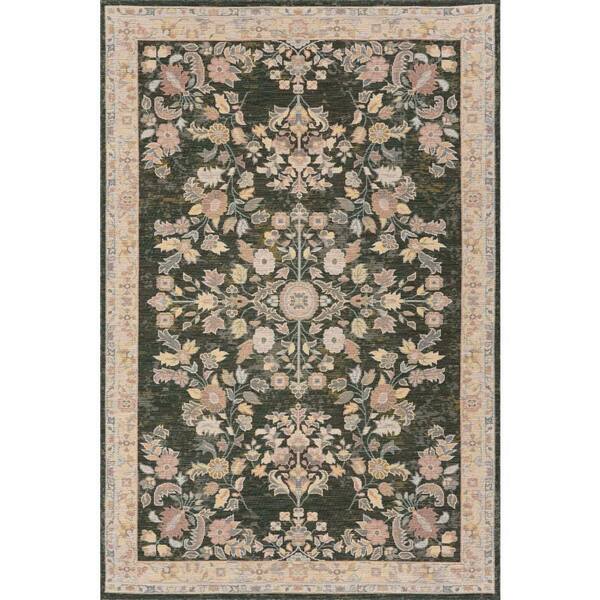 Talora Traditional Green 5 ft. x 8 ft. Outdoor Area Rug