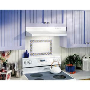 42000 Series 36 in. 230 Max Blower CFM Under-Cabinet Range Hood with Light in White