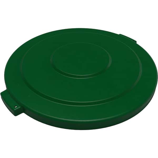 Carlisle 20 Gal. Green Round Trash Can Lid for Bronco Trash Cans