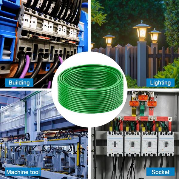 15 ft. 8 Gauge Stranded Copper Wire Rated 600V Indoor/Outdoor