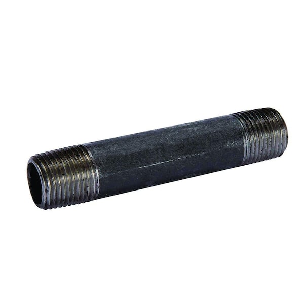 Southland 1/2 in. x Close Black Steel Nipple
