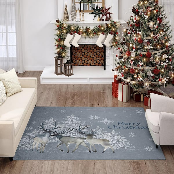 Outdoor Rug 20x32in Area RugBaby It's Cold Outside Christmas