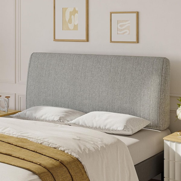 きんとんさん専用 PINMOCO Gray Queen Ergonomic Upholstered Foam Headboard