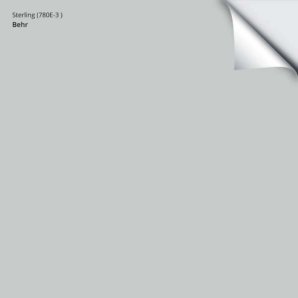 Samplize Match of Behr Sterling 12 in. x 12 in. Peel and Stick Paint Sample