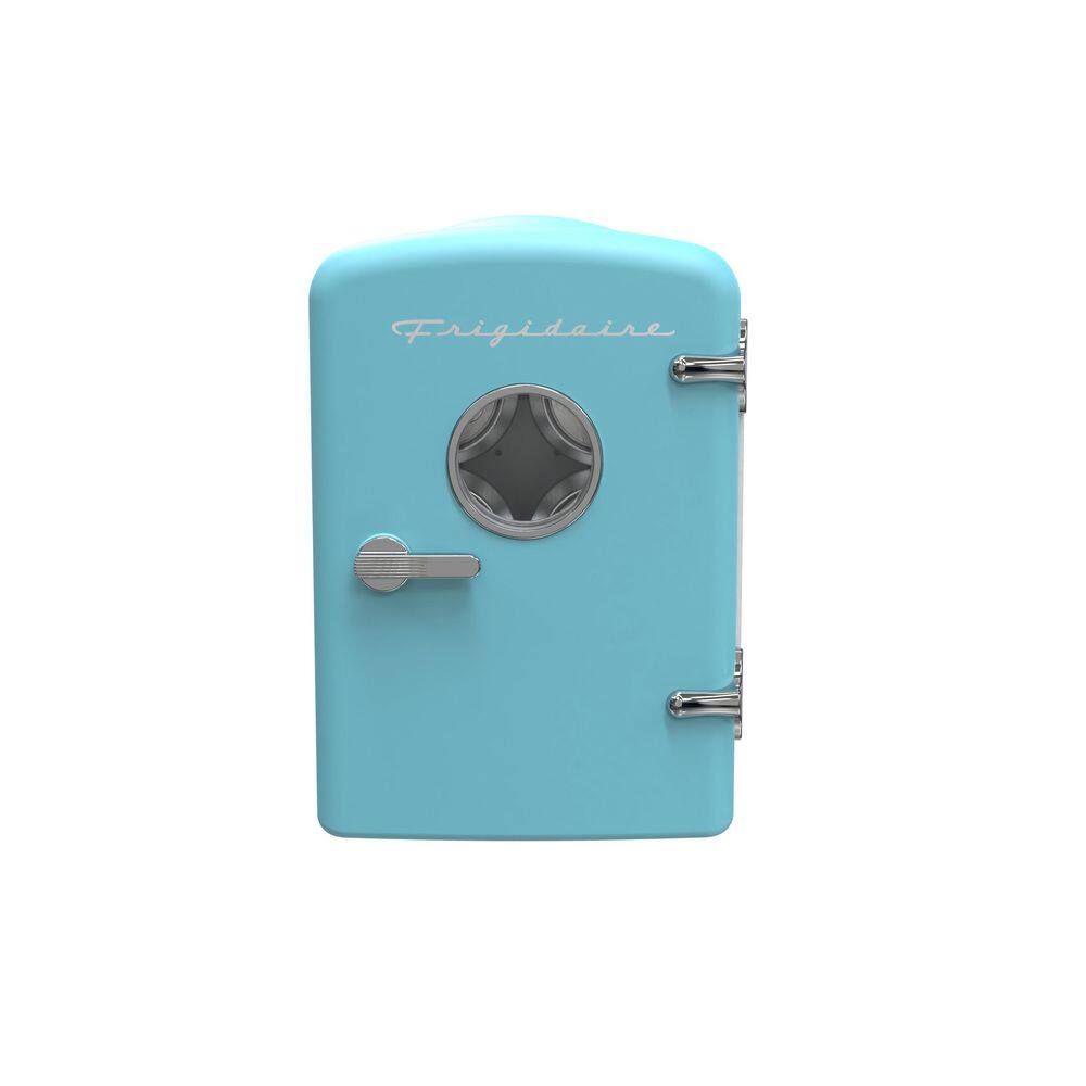 0.14 Cu. Ft. 6 Can Mini Retro Mini Refrigerator in blue price history on PriceWatchPro
