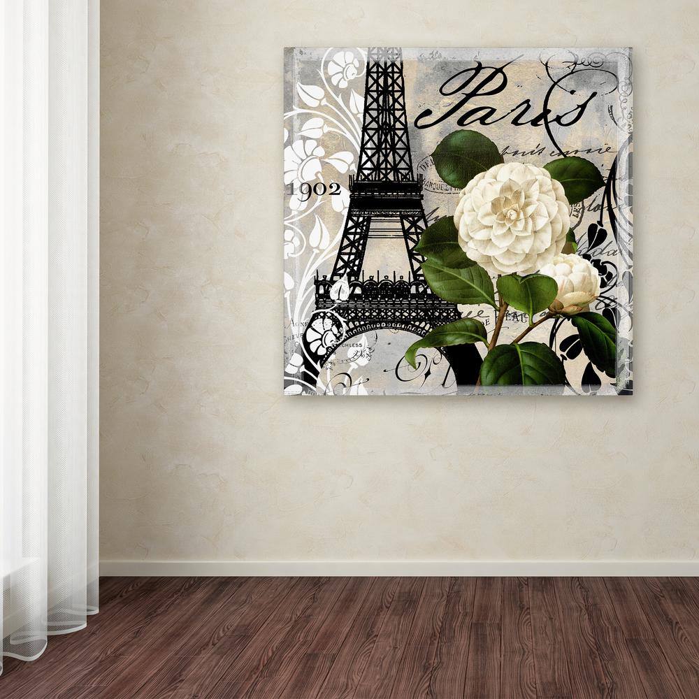 Trademark Fine Art -Color Bakery 'Paris Blanc I' Canvas Art - 14''x14''
