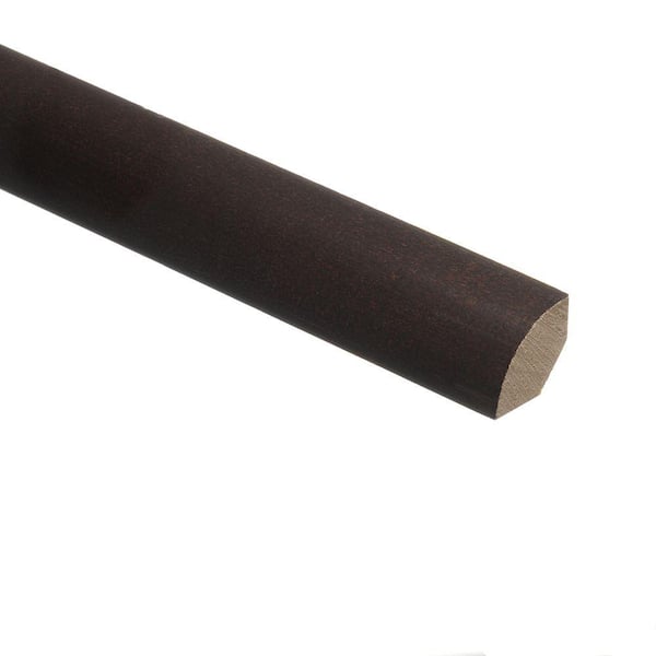 Zamma SS Chocolate Hickory 3/4 in. Thick x 3/4 in. Wide x 94 in. Length Hardwood Quarter Round Molding