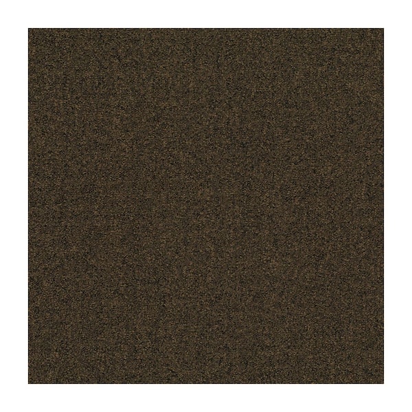 Mohawk Advance - Tierra - Gray Commercial/Residential 24 x 24 in. Glue-Down Carpet Tile Square (96 sq. ft.)
