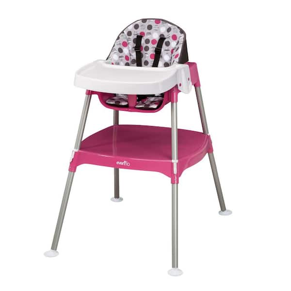 Evenflo Convertible 3-in-1 High Chair in Dottie Rose