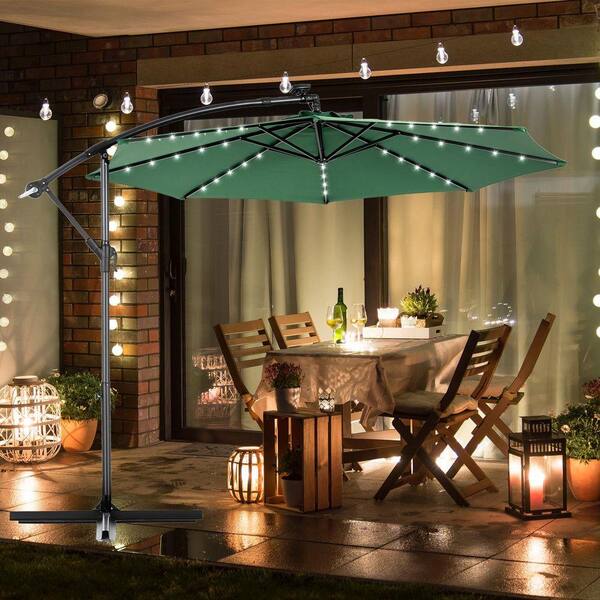 hang lights inside patio umbrella Sunlitec Solar String Waterproof LED Indoor/Outdoor Hanging Lights with 25 Bulbs Free Hanging COB+colorful LED Umbrella Light Features HOMEFUN 10 ft. Solar LED