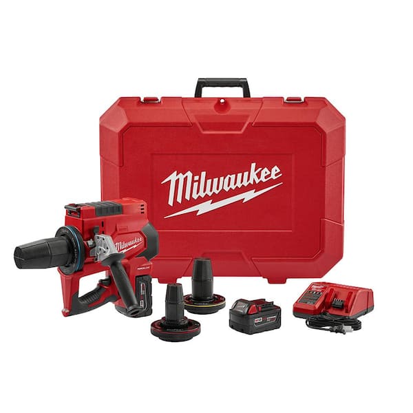 Milwaukee M18 18-Volt Lithium-Ion Cordless FORCE LOGIC 2 in.-3 in. ProPEX Expansion Tool Kit W/ (2) 5.0Ah Batteries, Charger