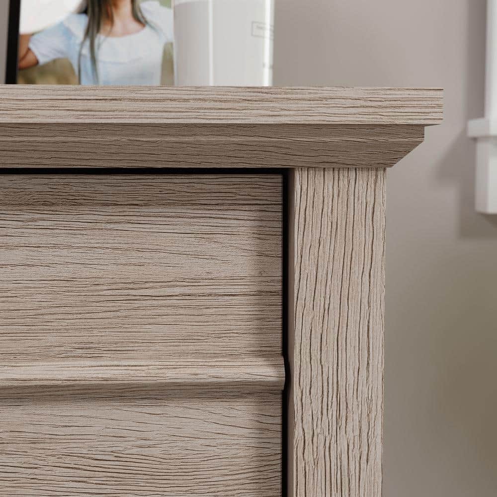 Cascade Oak 2-Drawer Lockable Lateral File Cabinet