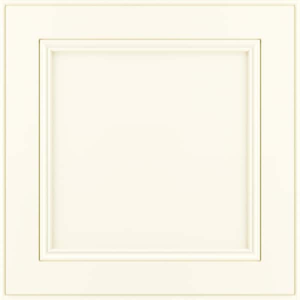MacArthur 11 9/16-in. W x 3/4-in. D x 11 1/2-in. H in Painted Vanilla Cabinet Door Sample