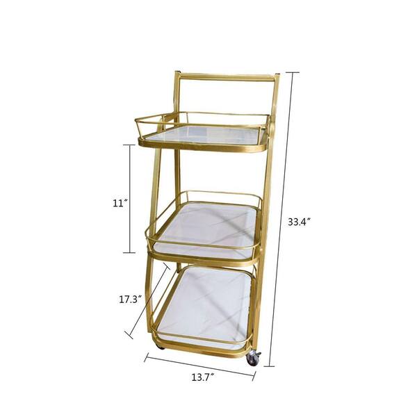 LISSIMO 33.7in. H x 34in. W x 18in. D Garage Shelving 3 Tier Metal