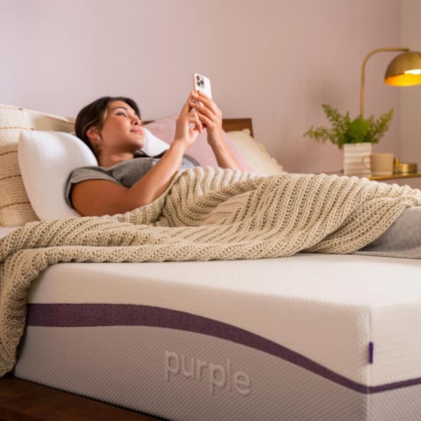 【専用】Bed Mattress マットレス PURPLE Plus Full Medium GelFlex Grid 11 in. Mattress 10-21-23963