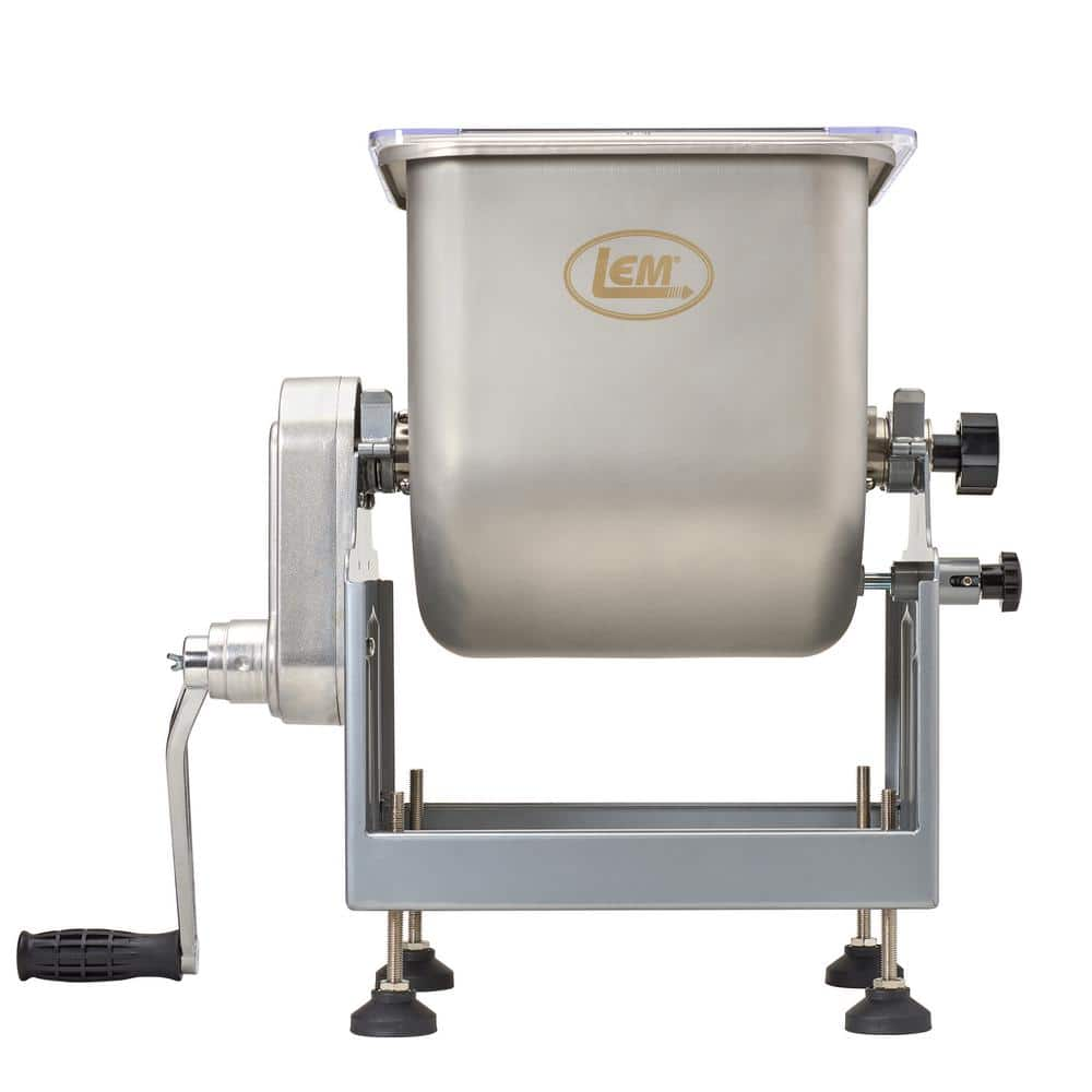 LEM BigBite 25 lb. Stainless Steel Tilt Meat Mixer, 12.5 Qt.