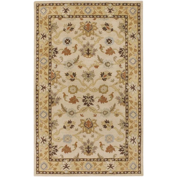 Livabliss John Beige 6 ft. x 9 ft. Area Rug