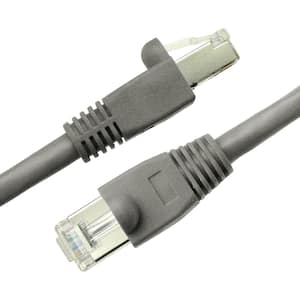 7 ft. Cat6a Snagless Shielded (STP) Network Patch Cable, Gray