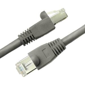 100 ft. Cat6a Snagless Shielded (STP) Network Patch Cable, Gray