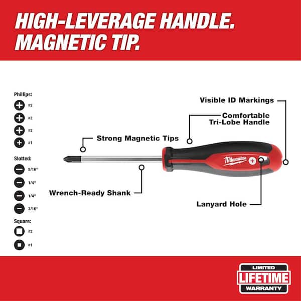 Milwaukee 20 in. PACKOUT Tote with Screwdriver Set (11-Piece