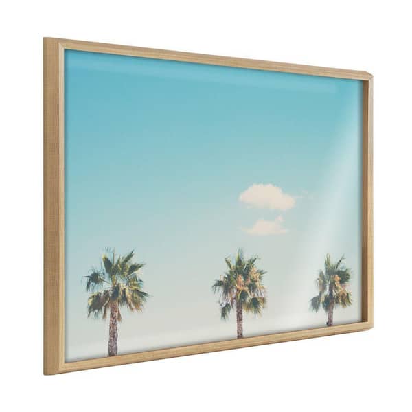 Kate and Laurel Blake A Trio of Palm Trees by Laura Evans Framed Art Print 24 in. x 32 in.
