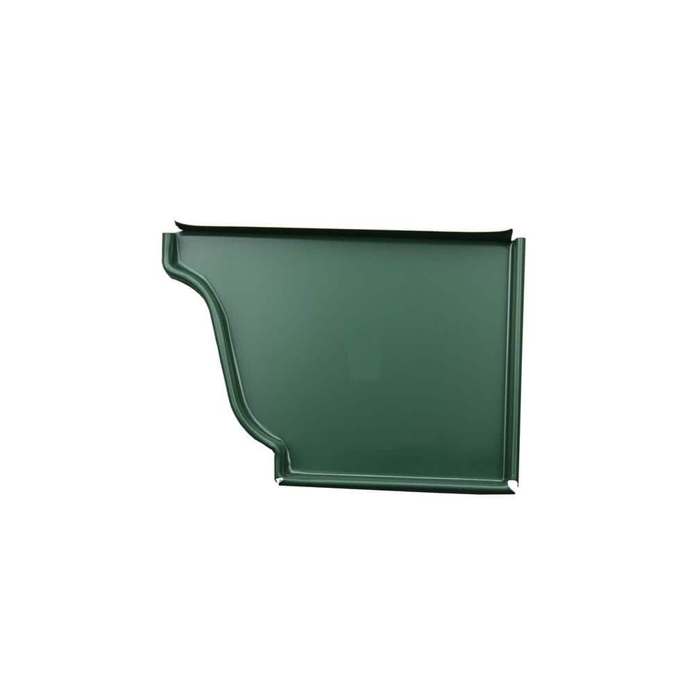 6 in. Forest Green Aluminum Right End Cap price history on PriceWatchPro