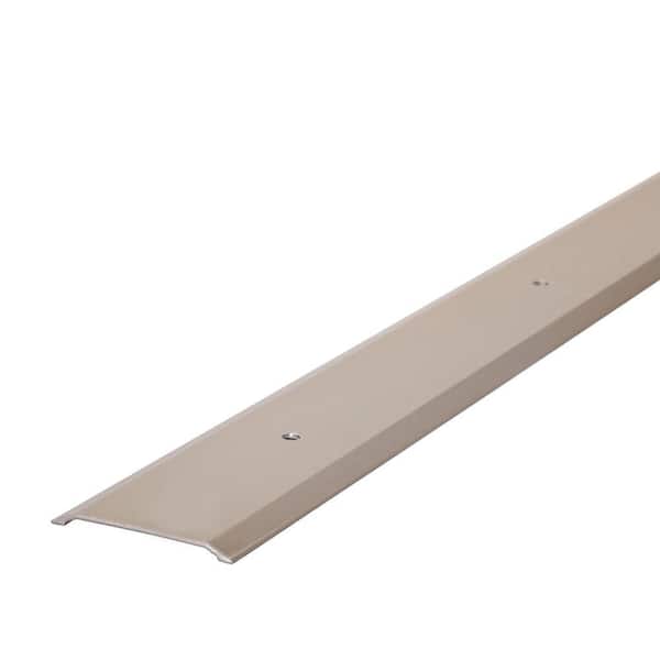 M-D Building Products 1-3/4 in. x 1/8 in. x 36 in. Satin Nickel Aluminum Flat Profile Threshold for Interior Doorways