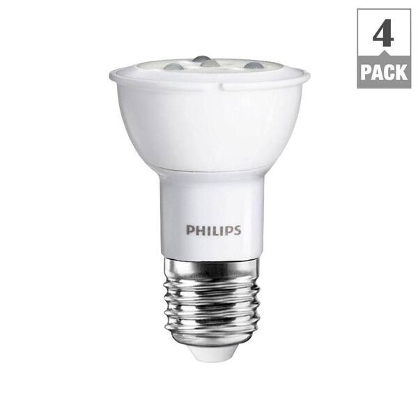 Philips 50W Equivalent Bright White PAR16 Dimmable LED Spot Light Bulb (4-Pack)