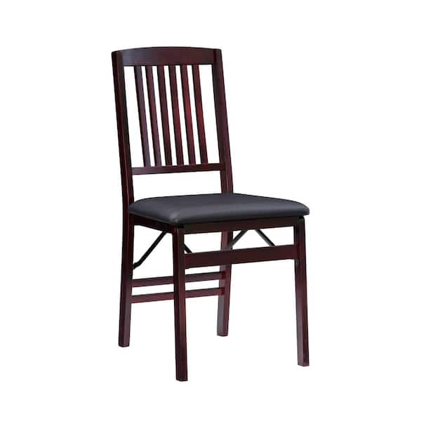 mission wood folding chairs