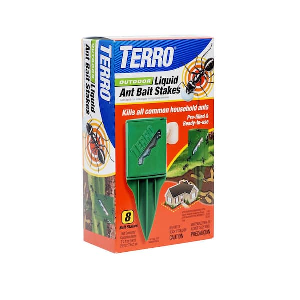 TERRO Outdoor Liquid Ant Killer Bait Stakes (8-Count)