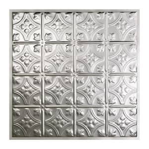 Hamilton 2 ft. x 2 ft. Lay-In Tin Ceiling Tile in Unfinished (20 sq. ft. / case of 5)