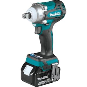 18V LXT Brushless Cordless 1/2 in. Impact Wrench Kit w/Friction Ring Anvil 5.0Ah w/1/2 in. Impact Socket Set