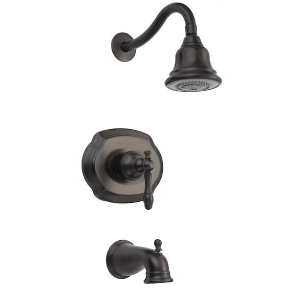 Glacier Bay Lyndhurst WaterSense Single-Handle 1-Spray Tub and Shower Faucet in Oil Rubbed Bronze
