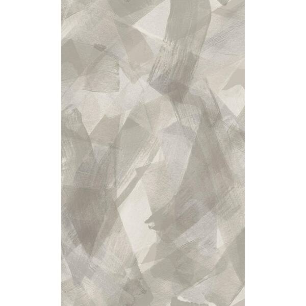 Walls Republic Grey Dove Bold Sweeping Brushstrokes Print Non Woven Non-Pasted Textured Wallpaper 57 Sq. Ft.