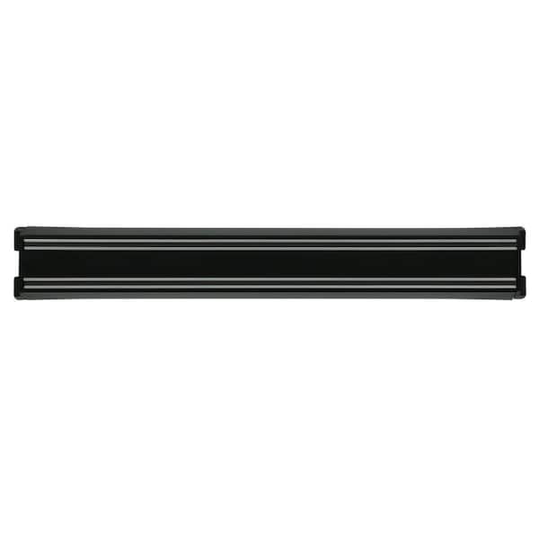 11.5 in. Plastic Magnetic Knife Bar 6 Knives Capacity-Aluminum Finish
