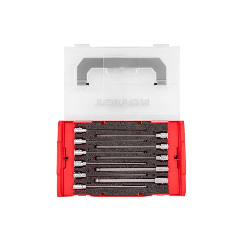 3/8 in. Drive Long Ball End Hex Bit Socket Set with Mini Stacking Tool Box, 11-Piece (3-10 mm) price history on PriceWatchPro