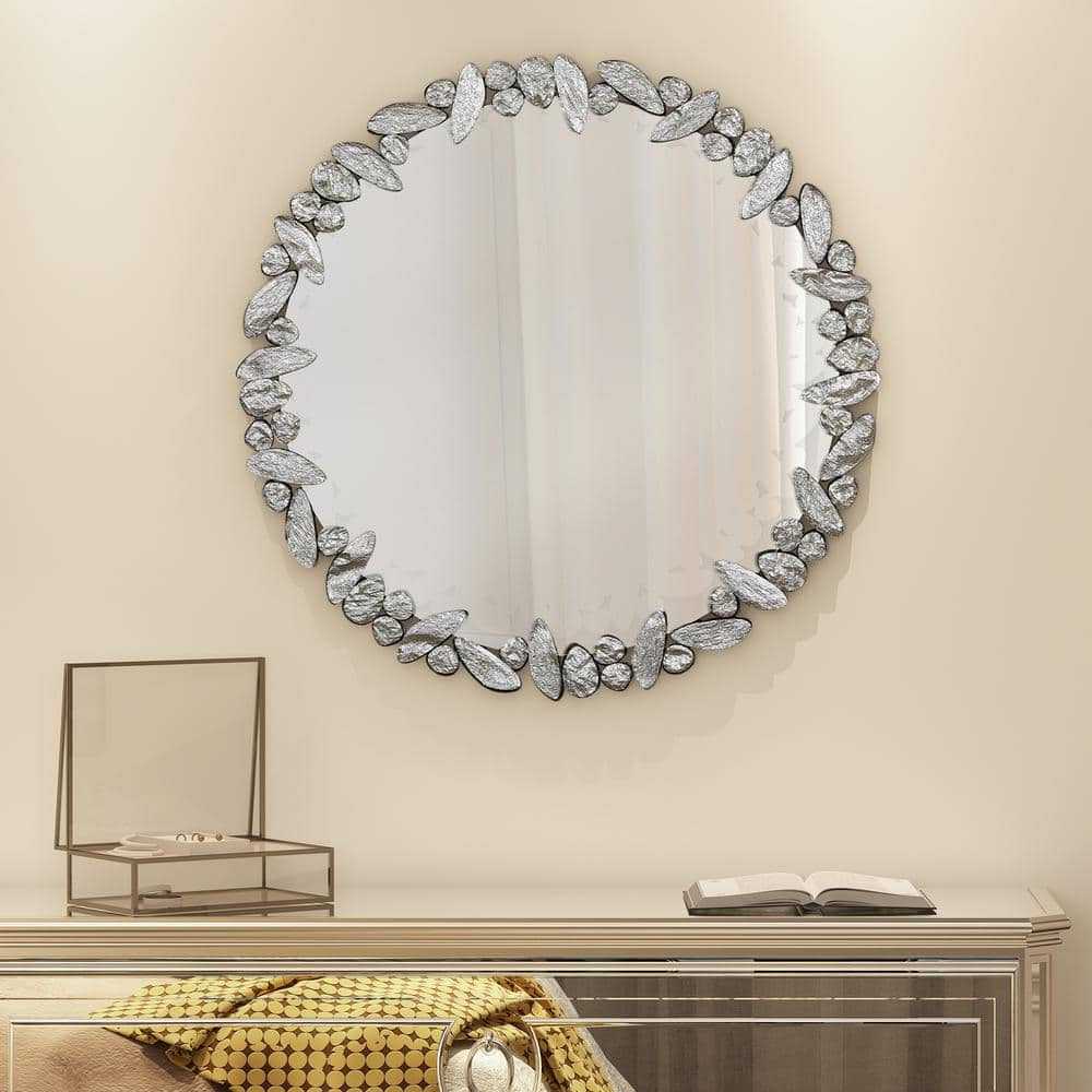 KOHROS 39 in. x 28 in. Rectangle Frameless Beveled Glass Decoration Mirror