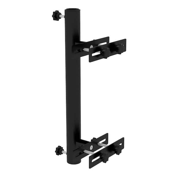 6.6 lbs. Steel Patio Umbrella Base in Black, with Adjustable Clamps