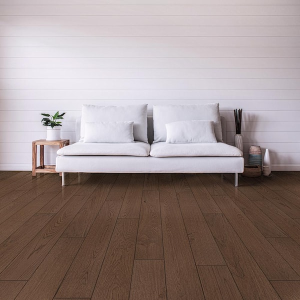 MSI Beverly Mill White Oak 3/8 in. T x 7 in. W Tongue and Groove Engineered Hardwood Flooring (23.37 sq. ft./case)