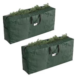 Green Christmas Artificial Tree Storage Bag for Trees Up to 9 ft. Tall - Set of 2