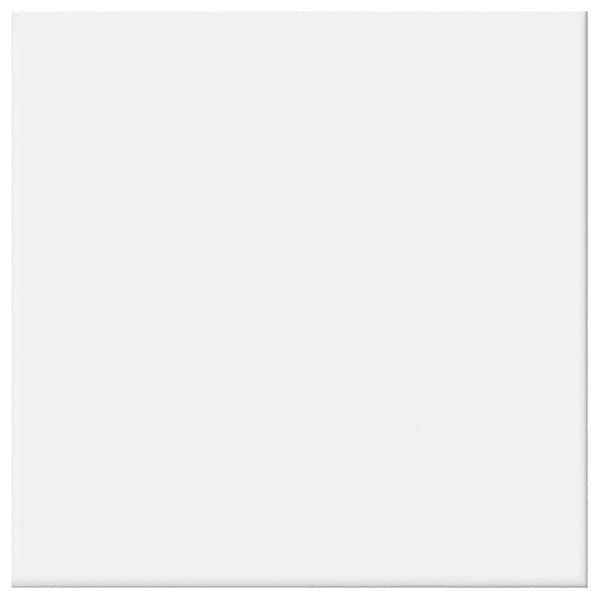 Daltile Glacier 12 in. x 12 in. White Glazed Ceramic Floor and Wall Tile Sample