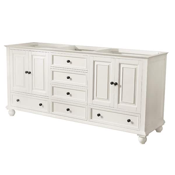 Thompson 72 in. Bath Vanity Cabinet without Top in French White