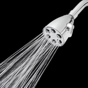 Icon 3-Spray Patterns 2.8 in. Single Wall Mount High Pressure Adjustable Fixed Shower Head in Polished Chrome